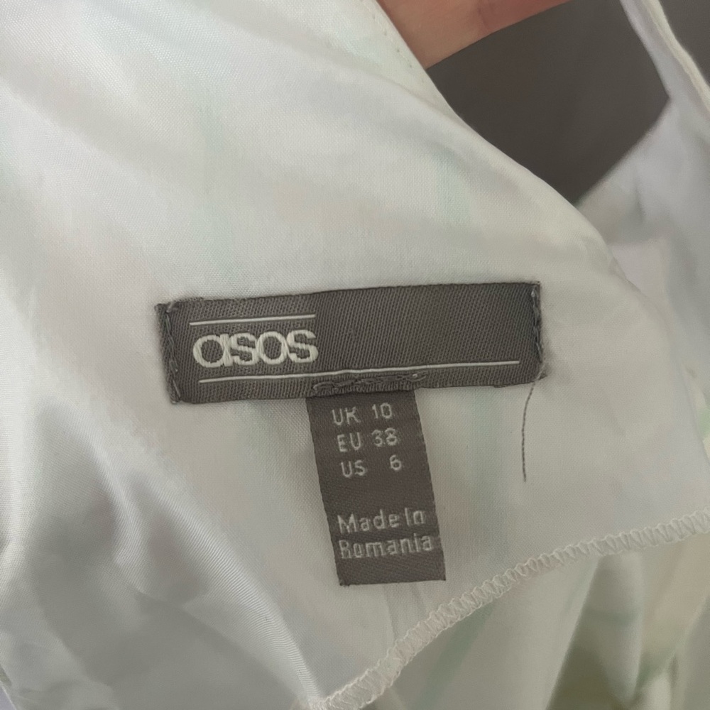 Asos Design Wide Leg Stripe Print Tux Jumpsuit- 6 - image 7